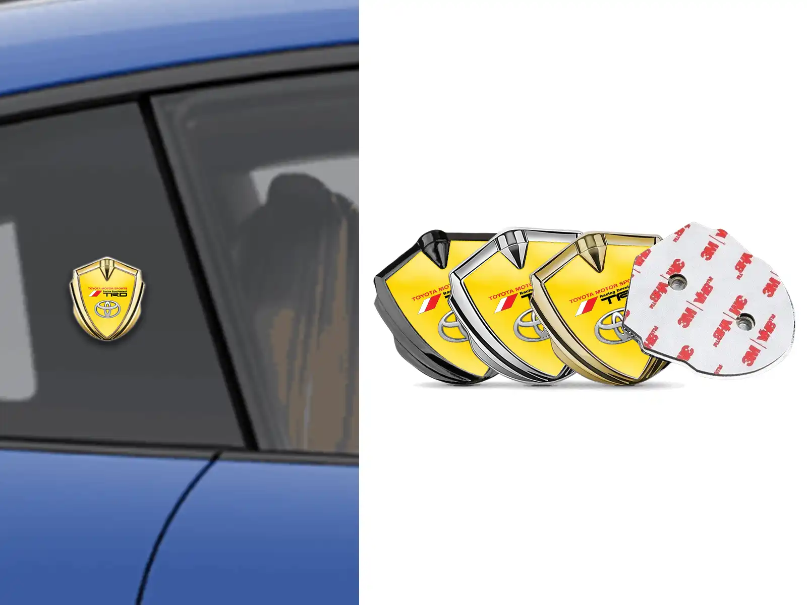 Toyota Custom Metal Emblems Luxury Design Alloy Metal